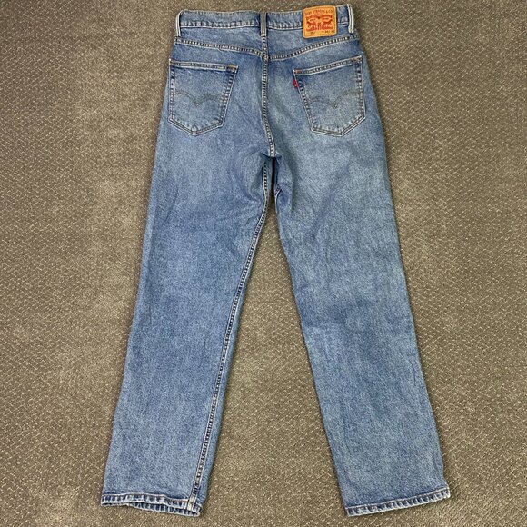 Levi's 550 Relaxed Fit Jeans Men's 34 x 32 Fits 33 x 31.5 Blue Stretch - Picture 3 of 13